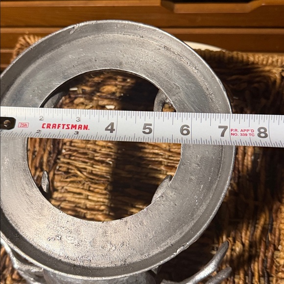 Pottery Barn Silver Crab 🦀 Beverage Dispenser Stand - Picture 6 of 7